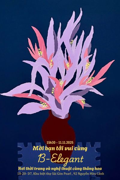 Hội họa và Thời trang - Hòa quyện và lan tỏa. Khai mạc lúc 15h30 ngày 11.11.2025